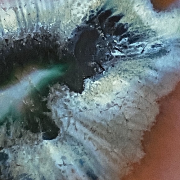 Vintage ccc Canada pottery, Mid-Century Modern Aurora Borealis dish - Picture 15 of 16